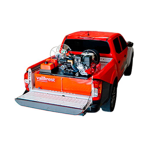 Forest Firefighter High Pressure Skid Units With Horizontal Tank